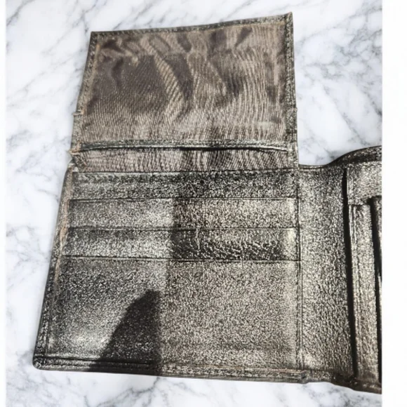 Dunhill NWOT Black Leather Bi-fold Wallet - Picture 5 of 7